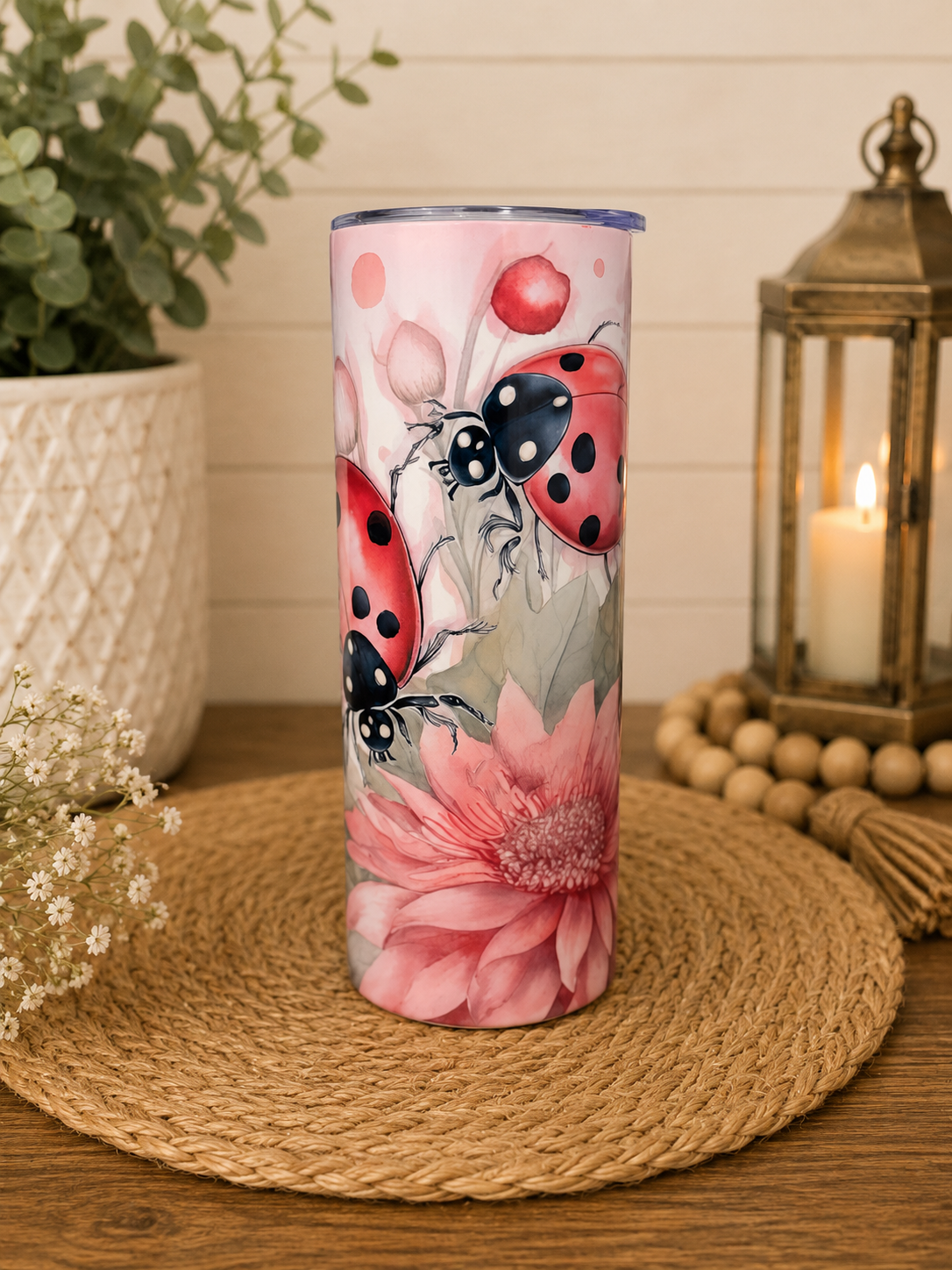 Ladybug - Stainless Steel Tumbler