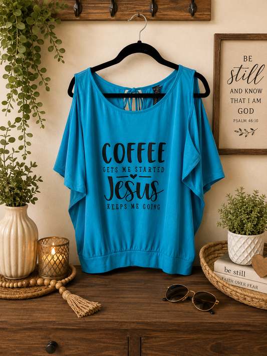Coffee and Jesus - T-Shirt