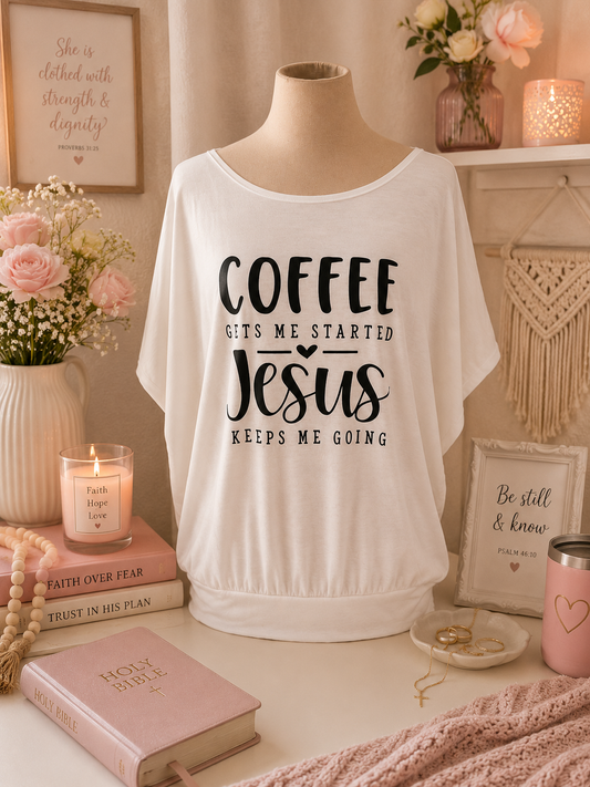 Coffee and Jesus - T-Shirt