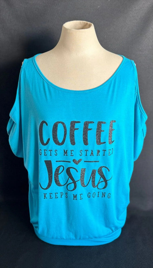 Coffee and Jesus - T-Shirt